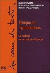 Ethique Et Signification A Propos De L Oeuvre D Art