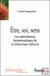 Être, Soi, Sens : Les Antécédences Herméneutiques De La Dialectique Réflexive
