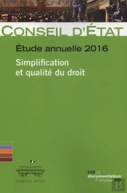 Bertrand.pt - Étude Annuelle ; La Simplification Et La Qualité Du Droit
