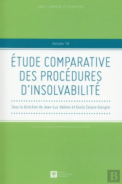 Bertrand.pt - Étude Comparative Des Procédures D'Insolvabilité