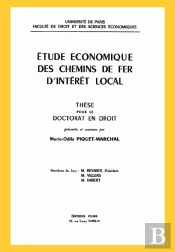 Étude Économique Des Chemins De Fer D'Intérêt Local