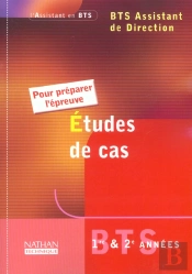 Etudes Cas Pour Epreuves Bts Assistante Direction Eleve 2003