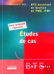 Etudes Cas Pour Epreuves Bts Assistante Gestion Eleve 2003