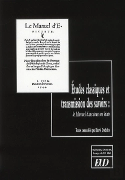 Bertrand.pt - Études Classiques Et Transmission Des Savoirs ; Le Manuel Dans Tous Ses États