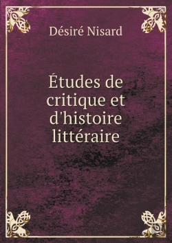 Bertrand.pt - Etudes De Critique Et D'Histoire Litteraire