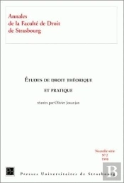 Etudes De Droit Theorique Et Pratique