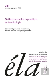 Etudes De Linguistique Appliquee N  208 (4-2022) (Édition 2022)