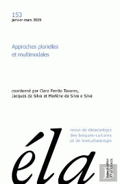 Études De Linguistique Appliquée - N°1/2009 : Approches Plurielles Et Multimodales
