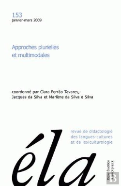 Bertrand.pt - Études De Linguistique Appliquée - N°1/2009 : Approches Plurielles Et Multimodales