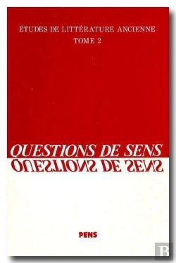 Bertrand.pt - Études De Littérature Ancienne Tome 2 ; Questions De Sens
