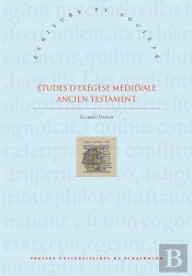 Etudes D'Exegese Medievale. Ancien Testatment