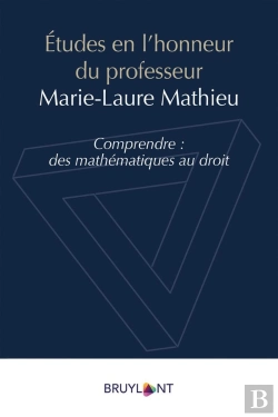 Bertrand.pt - Études En L'Honneur Du Professeur Marie Laure Mathieu ; Comprendre : Des Mathématiques Au Droit