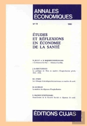Études Et Réflexions En Économie De La Santé