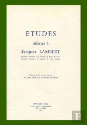 Études Offertes À Jacques Lambert