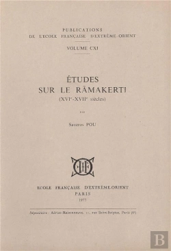 Bertrand.pt - Études Sur Le Ramakerti (Xvi-Xvii Siècles)