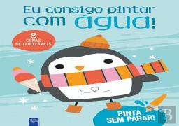 Eu Consigo Pintar com Água! - Azul - Pinguim