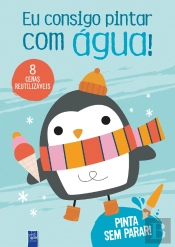 Eu Consigo Pintar com Água! - Azul - Pinguim