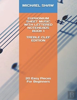 Bertrand.pt - Euphonium Sheet Music With Lettered Noteheads Book 1 Treble Clef Edition