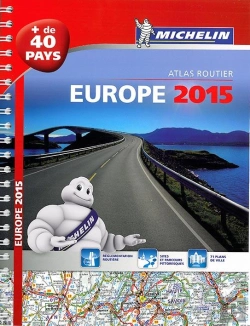 Bertrand.pt - Europe 2015 ; Atlas Routier Et Touristique (A4- Spirale)
