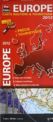 Europe ; Carte Routière Et Touristique (Édition 2012)