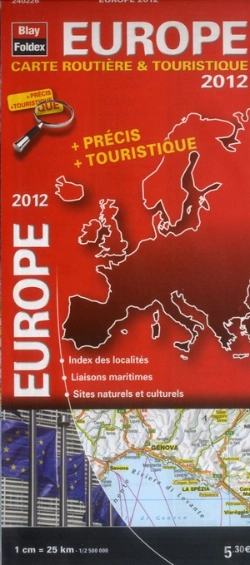Bertrand.pt - Europe ; Carte Routière Et Touristique (Édition 2012)