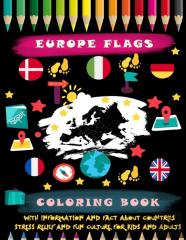 Europe Flags Coloring Book