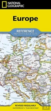 Europe Reference Map (Folded)