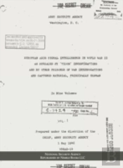 European Axis Signal Intelligence In World War Ii