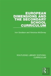 European Dimensions And The Secondary School Curriculum