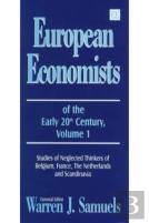 European Economists Of The Early 20th Century, Volume 1