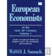 European Economists Of The Early 20th Century, Volume 1