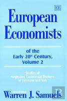 European Economists Of The Early 20th Century, Volume 2