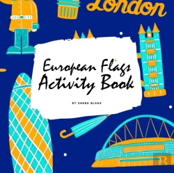 Bertrand.pt - European Flags Of The World Coloring Book For Children (8.5x8.5 Coloring Book / Activity Book)