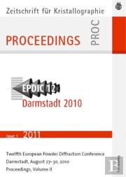 European Powder Diffraction Conference; August 2010, Darmstadt, Germany