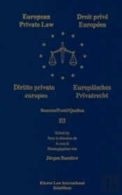 European Private Law, Sources, Iii