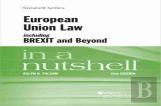 European Union Law, Including Brexit And Beyond, In A Nutshell