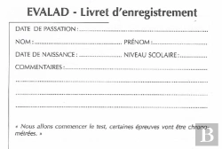 Bertrand.pt - Evalad - Livret D'Enregistrement Pack De 10 Livrets