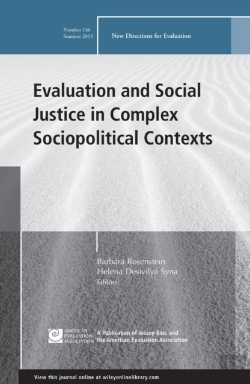 Bertrand.pt - Evaluation And Social Justice In Complex Sociopolitical Contexts