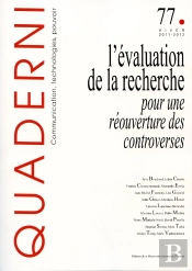 Evaluation De La Recherche Pour Une Reouverture Des Controverses