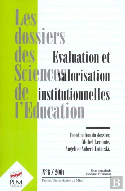 Bertrand.pt - Évaluation Et Valorisation Institutionnelles Revue Les Dossiers Des Sciences De