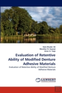 Bertrand.pt - Evaluation Of Retentive Ability Of Modified Denture Adhesive Materials