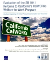 Evaluation Of The Sb 1041 Reforms To California'S Calworks Welfare-To-Work Program