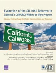 Evaluation Of The Sb 1041 Reforms To California'S Calworks Welfare-To-Work Program