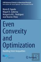 Even Convexity And Optimization