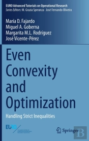 Even Convexity And Optimization