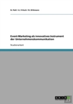 Bertrand.pt - Event-Marketing Als Innovatives Instrument Der Unternehmenskommunikation