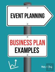Event Planning Business Plan Examples