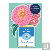 Ever Upward Love And Friendship Shaped Notecard W/Stand