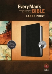 Every Man'S Bible Nlt, Large Print, Tutone