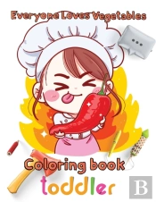 Everyone Loves Vegetables Coloring Book  Children